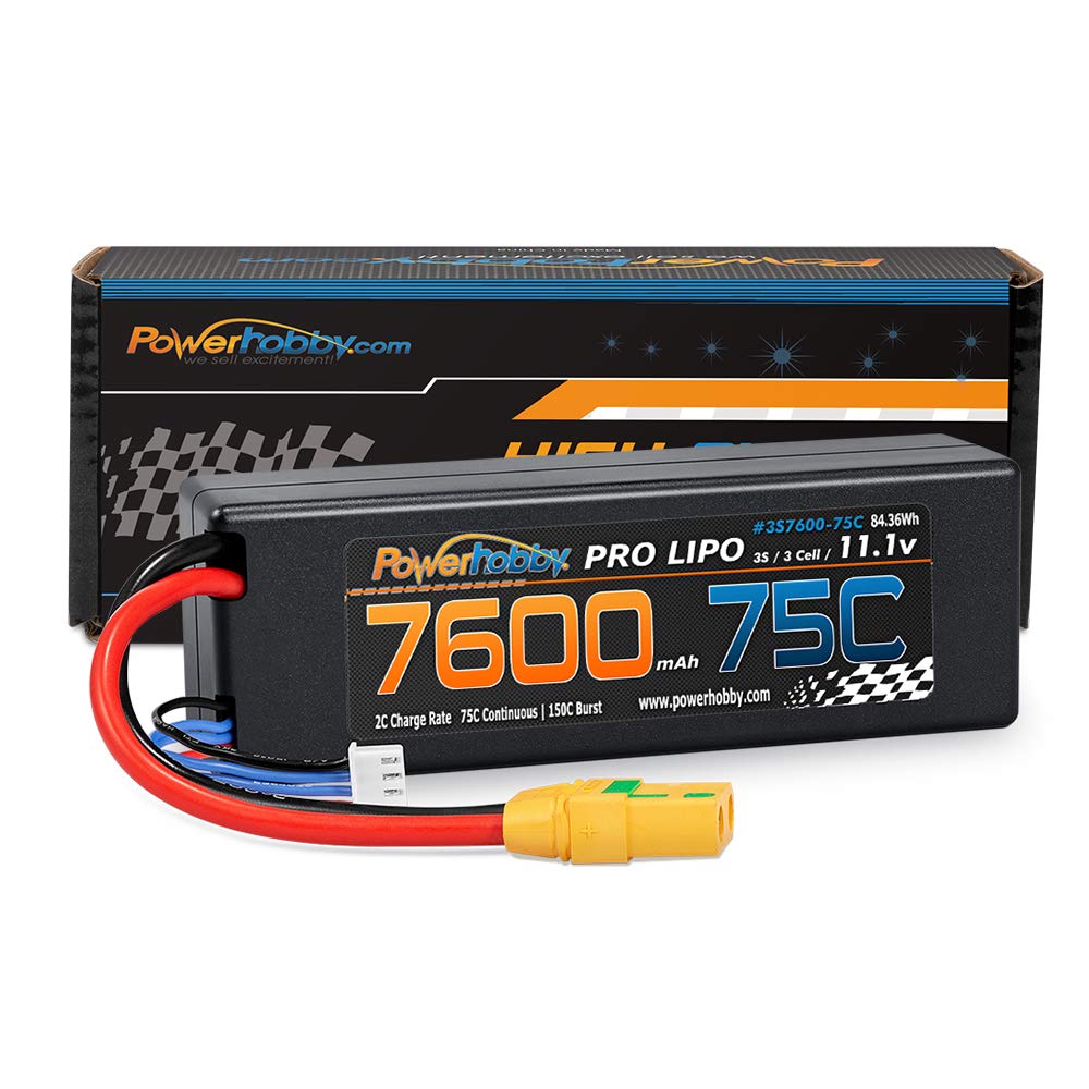Pack De 2 Baterías LiPo 3S 8500 MAh 11.1V 100C Con Conector XT90 – Para Coches RC 1/8 Y 1/10