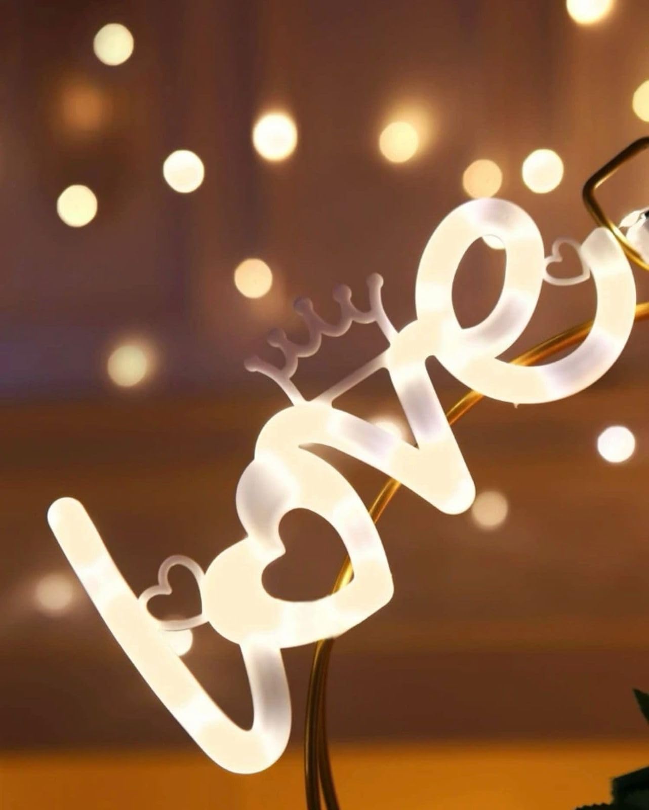 LOVE Romantic Decor Light for wedding night and other romantic events.