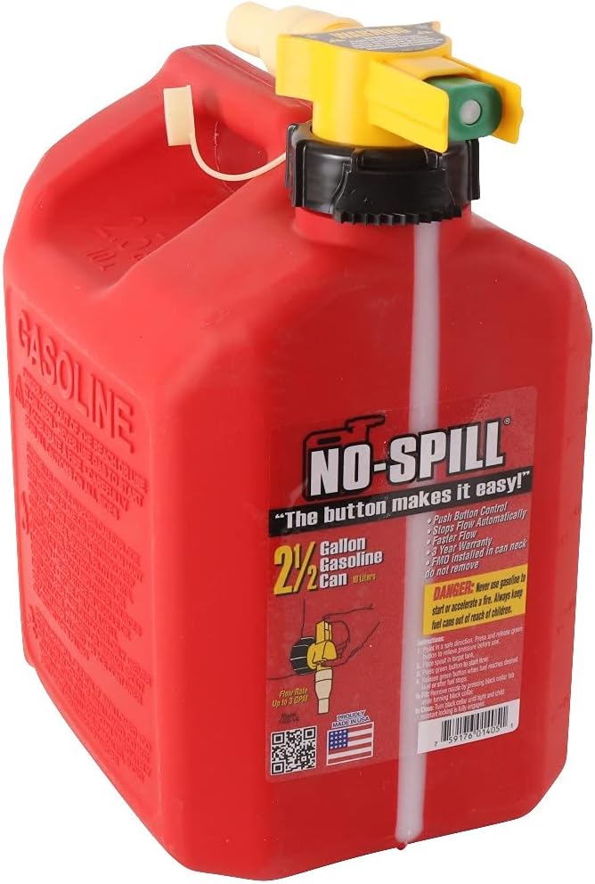 NO-SPILL 2-1/2 gal. Gas Can