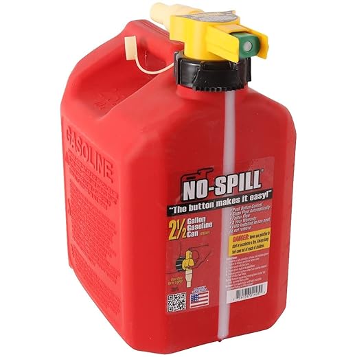 3. Stens No-Spill 5-Gallon Poly Gas Can