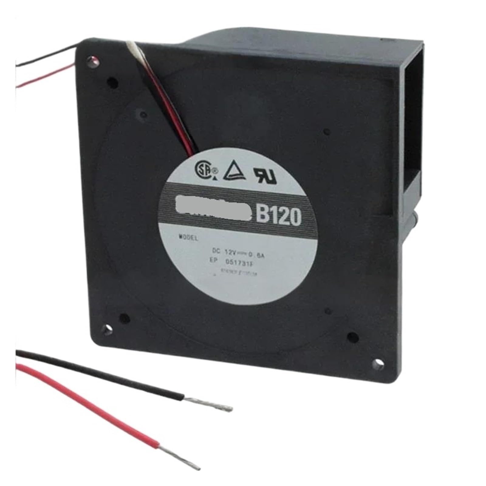 ZBWZXBDJ 109BF12HA2 12VDC FAN 120X120X32mm 7.2W 2wire 2400RPM