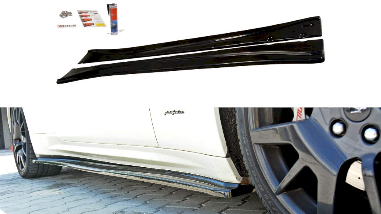 Maxton Design - Difusor de falda lateral compatible con Maserati Granturismo (2007-2011)