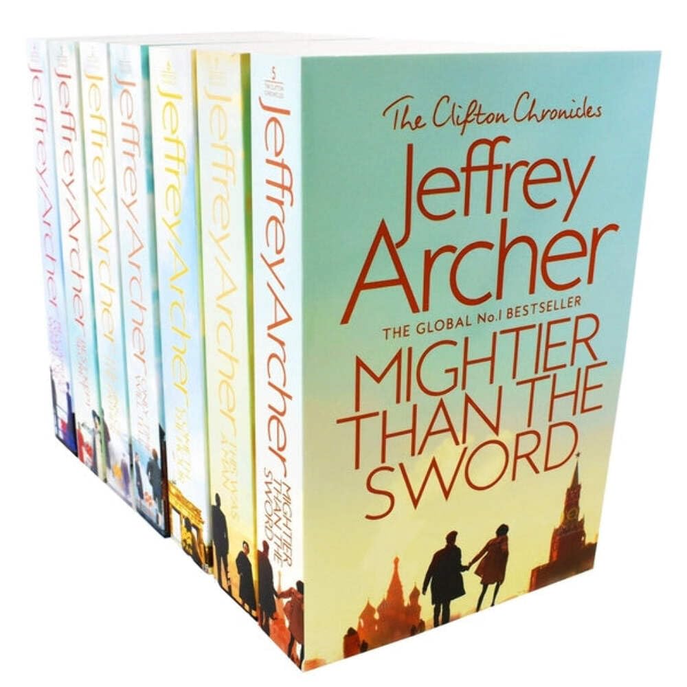 The Clifton Chronicles Series Jeffrey Archer Collection 7 Books Set ( Only Time Will Tell, Best Kept Secret, The Sins of the Father, Cometh the Hour, Mightier than the Sword, Be Careful What You Wish