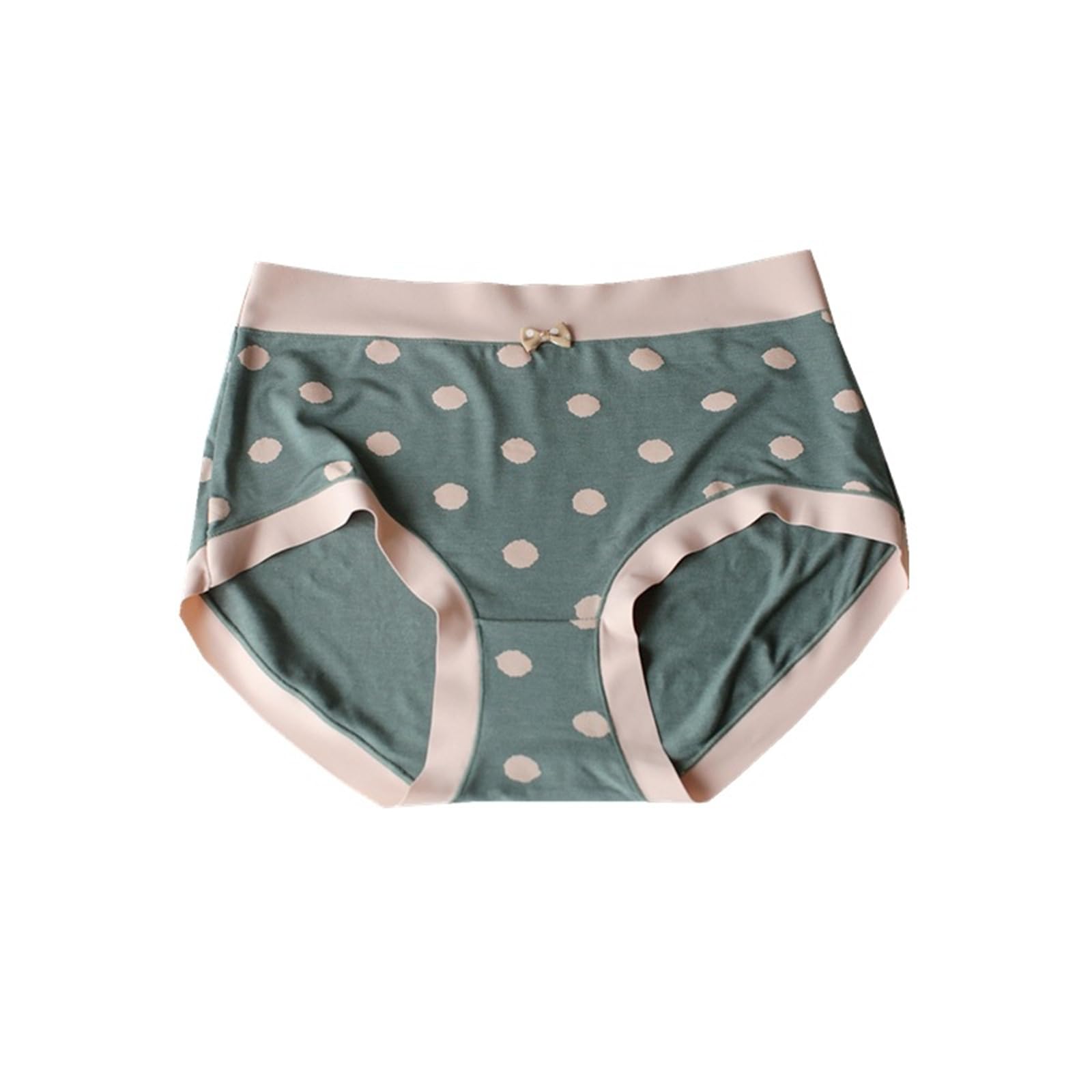 Culotte Hipster Donna 45-60 kg di Peli di Fiocco Motone Modali di Cotone Modali A Pois Ad Alta Elastico.