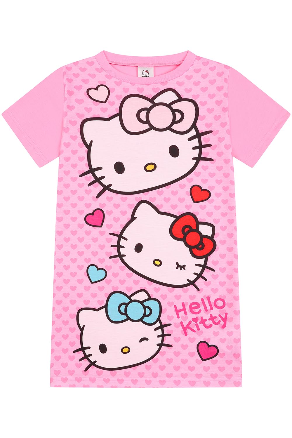 Hello Kitty Nightie Girls Nightdress Nightgown for Kids (11-12 Years) Pink