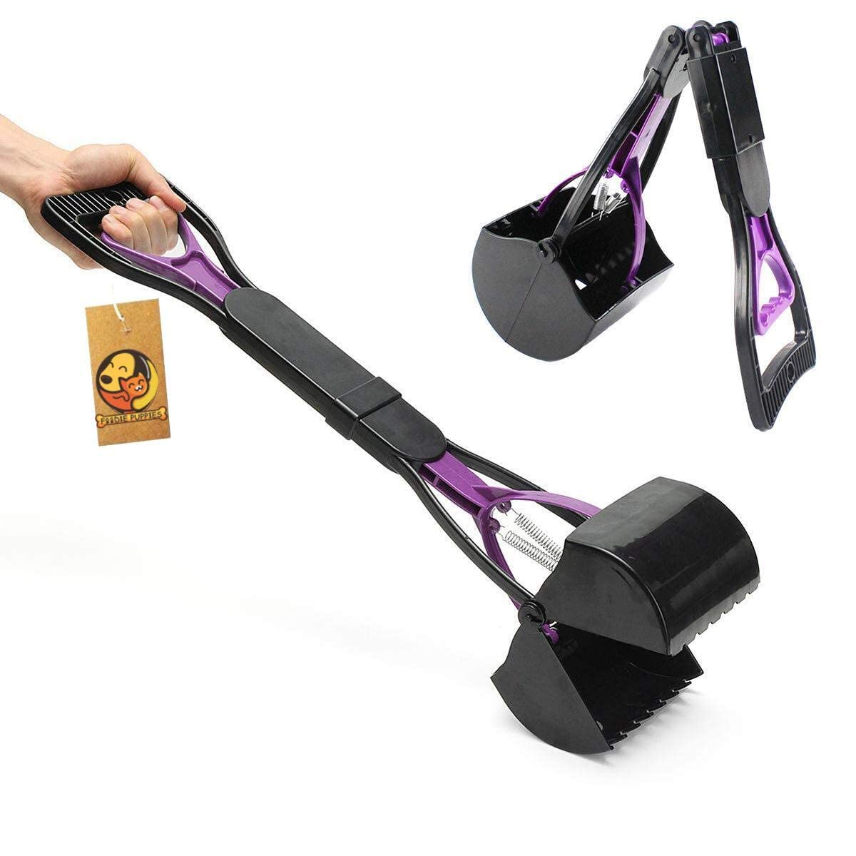 Foodie Puppies Large Size Foldable Pet Pooper Scooper Long Handle Poop Scoop Dog Sanitary Waste Pickup Removal Suitable for Any Dogs (Length - 60cm, Color May Vary) (B096VZK5GH) Amazon Price History, Amazon Price Tracker