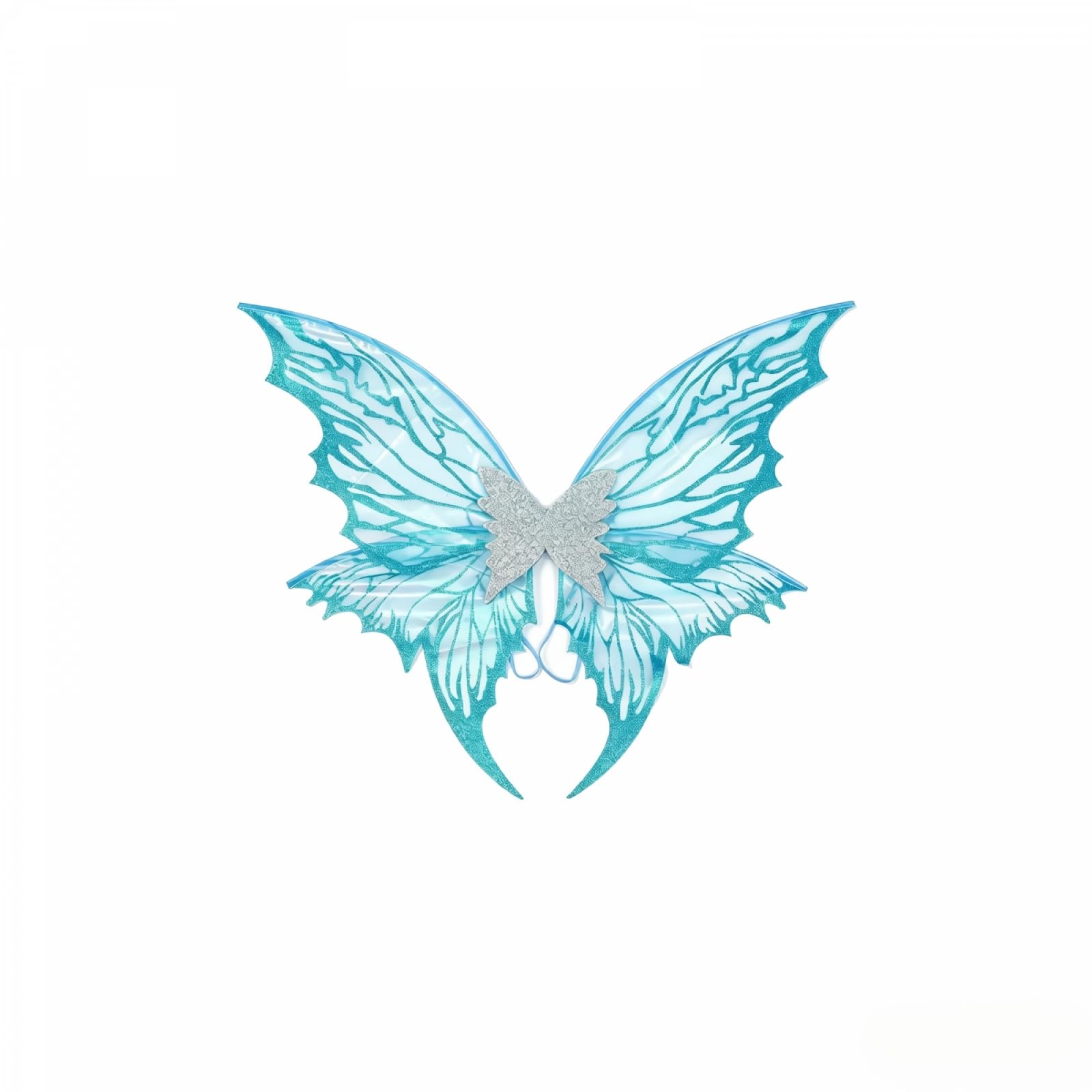 Elf Fairy Wing for Adults Women Butterfly Wing Costume (Blue, M)