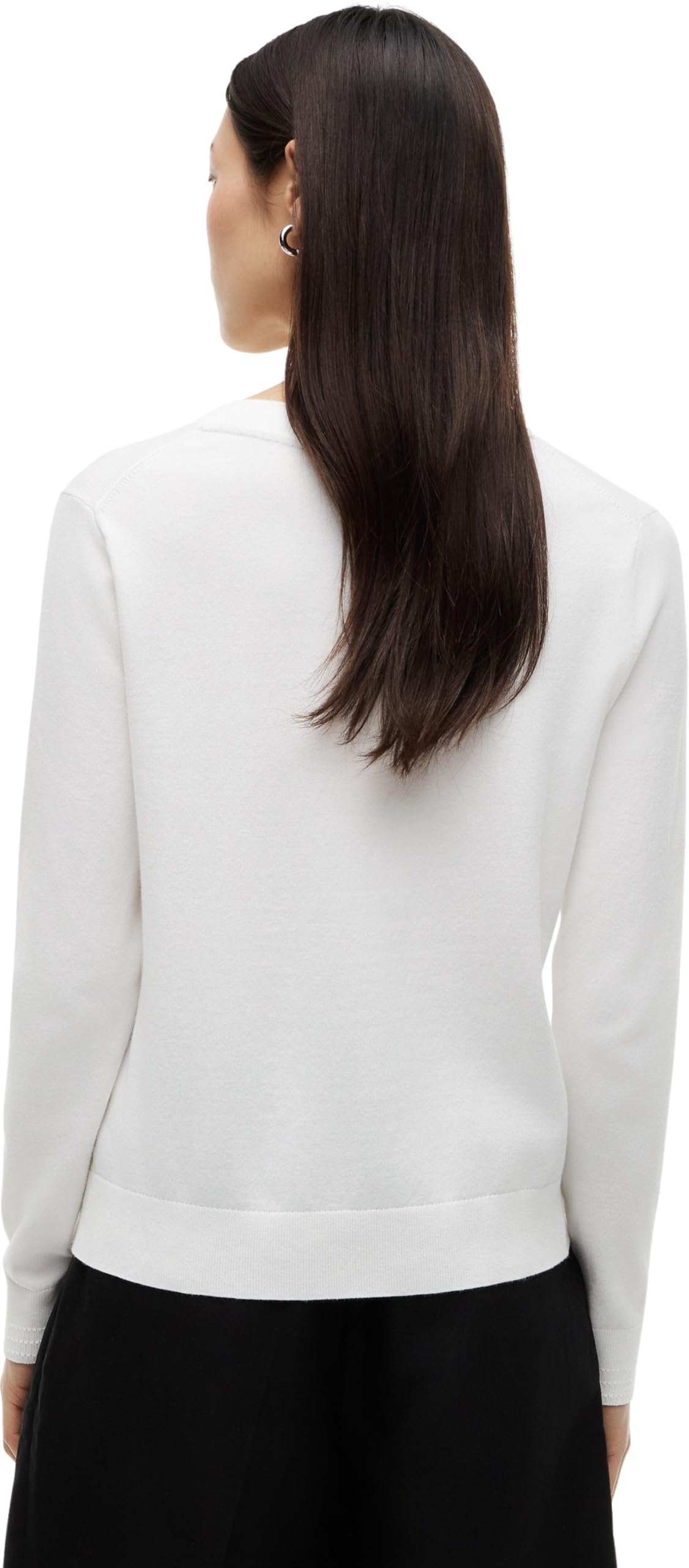 Tommy Hilfiger Damen Pullover Co Jersey Stitch Sweater V-Ausschnitt