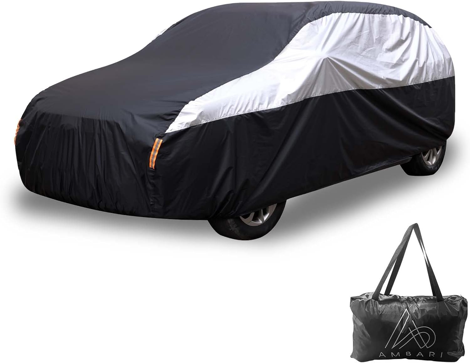 AMBARI Car Cover Waterproof All Weather Outdoor, Compatible