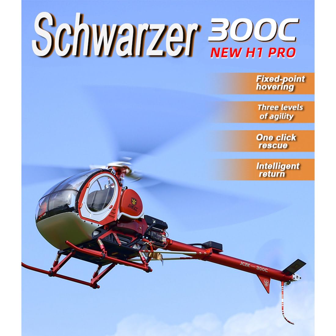Amazon.com: ConsoleXpress RC Helicopter with GPS for Adults, JCZK