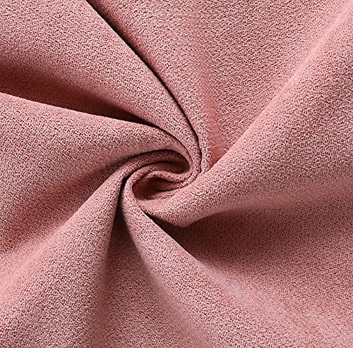 Jeneoo Decorative Dusty Rose Throw Pillow Covers Rustic Farmhouse Super Soft Square Chenille Comfy Solid Cushion Couch Cases For Sofa Bedroom Chair  thumb #3