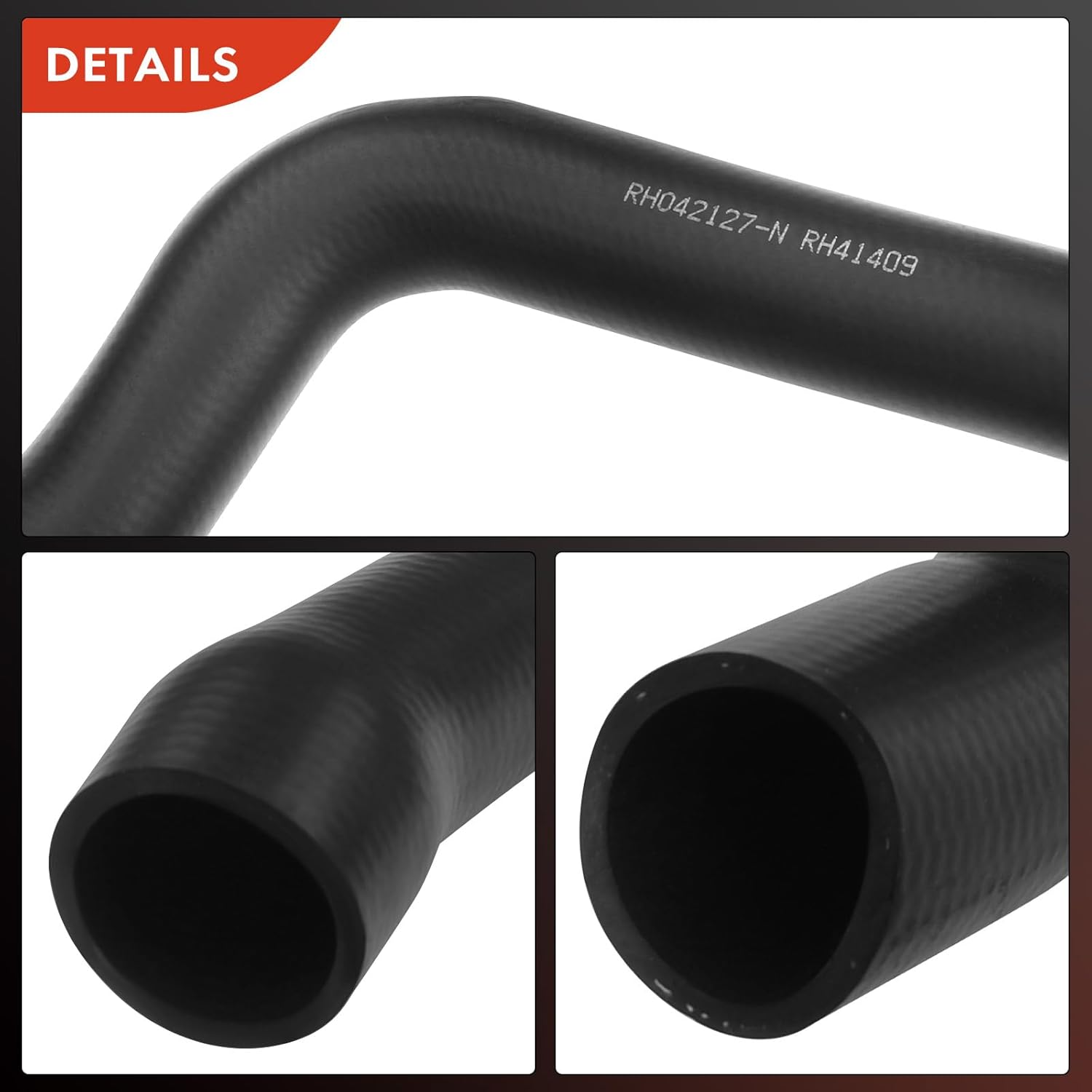 A-Premium Lower Radiator Coolant Hose Compatible with BMW E34 540i 1994 1995, E39 540i 1997-1998, E32 740i 1994 1995, E39 740i 1997-1998, E32 740iL 1995, E38 740iL, Replace# 11531741409