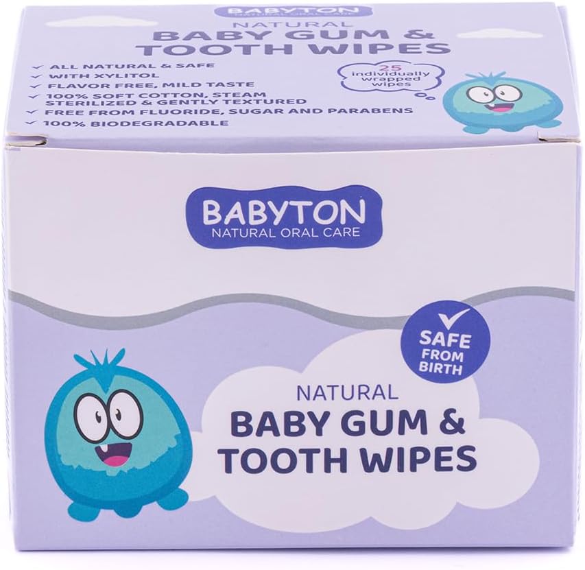 BABYTON Doğal Diş Ve Damak Temizleme Mendili
