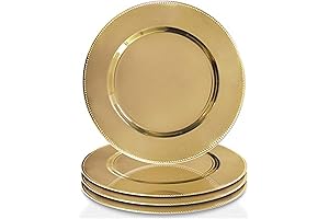 American Atelier: Plate Chargers Set of 4 for Upscale Events