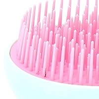 Vista 3 de Peine de cepillo en forma de huevo, cepillo desenredante, fácil de peinar el cuero cabelludo masaje para aliviar la fatiga champú masaje peinado