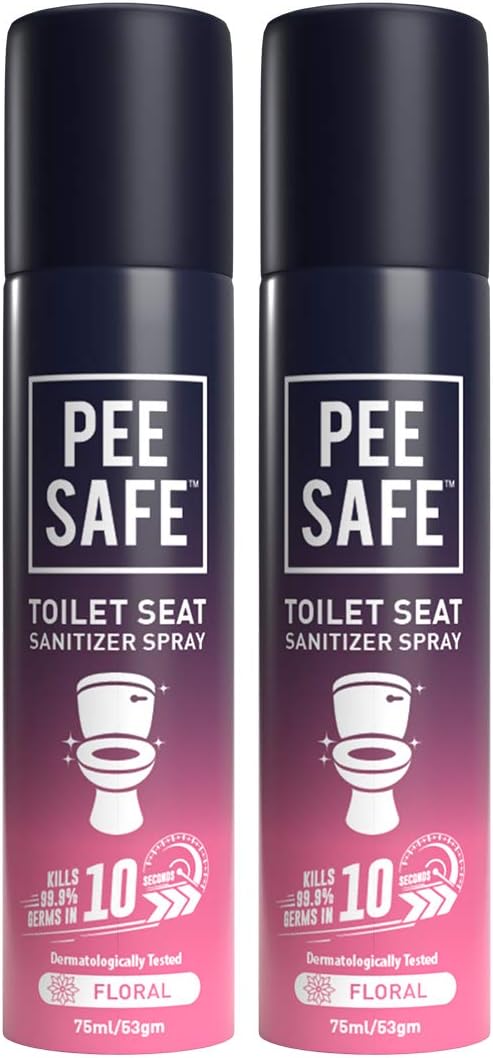 Pee Safe Toilet Seat Sanitizer Spray Floral 75ml
