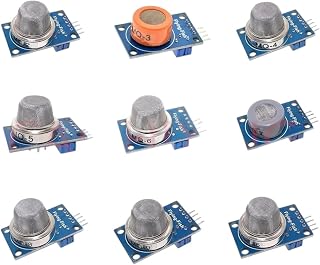 9PCS/1Lot Gas Detection Sensor Module MQ-2 MQ-3 MQ-4 MQ-5 MQ-6 MQ-7 MQ-8 MQ-9 MQ-135 Sensor Module Gas Sensor Starter Kit New for Arrival 2025 High for Quality