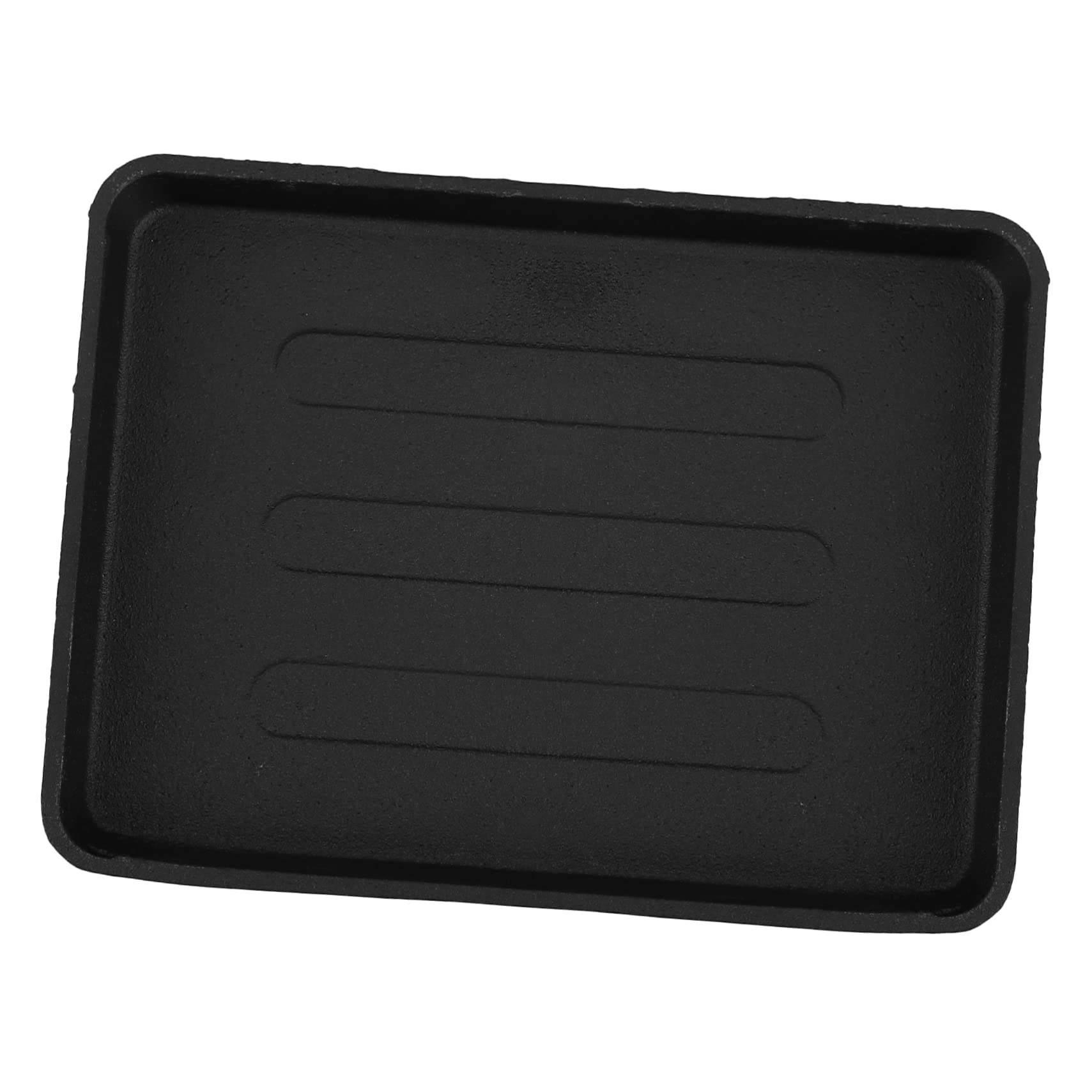 Mikinona Cast Iron Teppanyaki Plate Grill Platter Bbq Pan Outdoor Grill Easy Clean