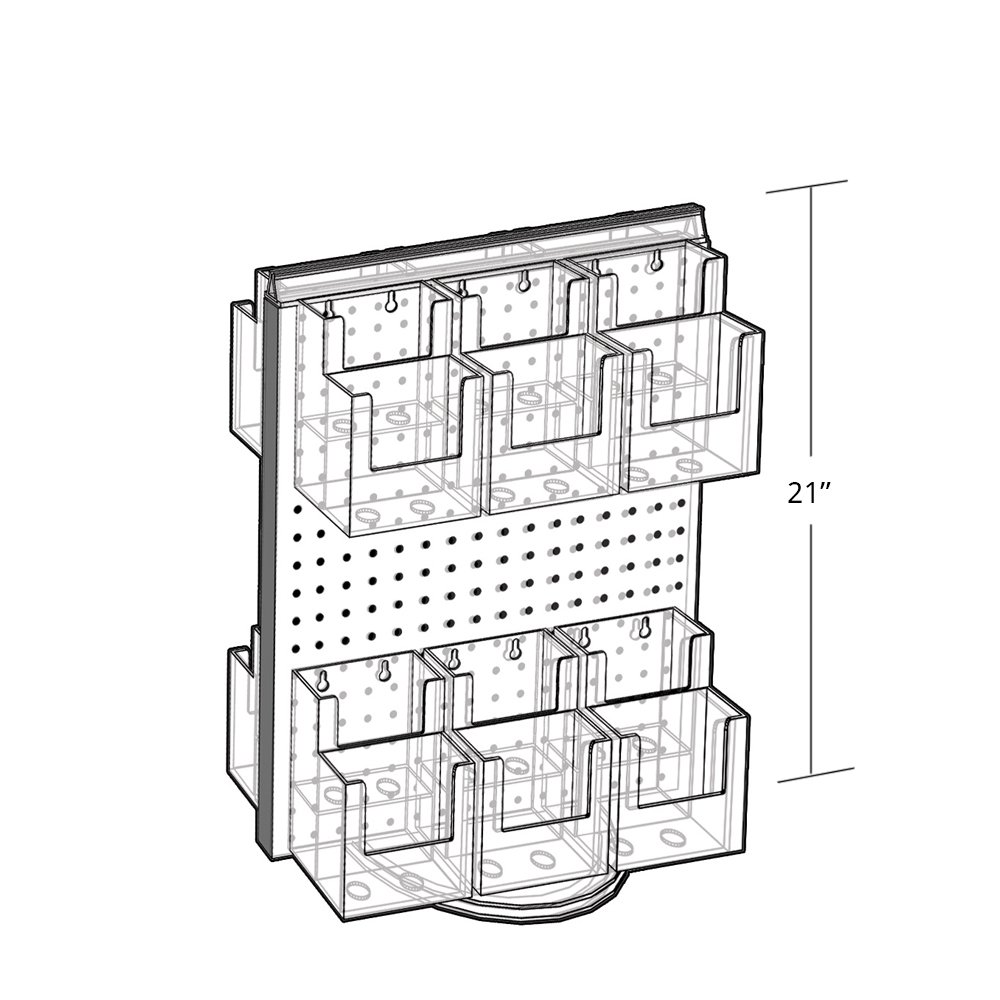 Nexel Poly-Green Wire Dunnage Rack, 24