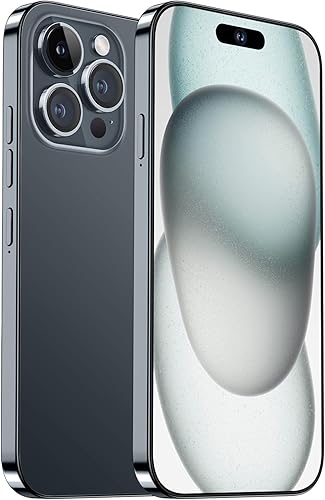 SANSHREUNI A15 Pro Max - Teléfono celular desbloqueado, 8 GB+512 GB de memoria grande desbloqueado, 6.82 pulgadas HD Android 13 teléfonos