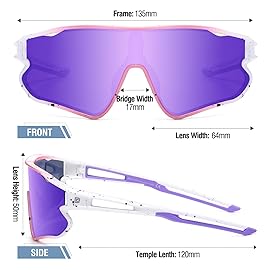 DUCO Kids Sunglasses Youth Baseball Sun Glasses Lightweight TR90 Frame UV400 Sports Cycling Shades for Boys Girls DK268