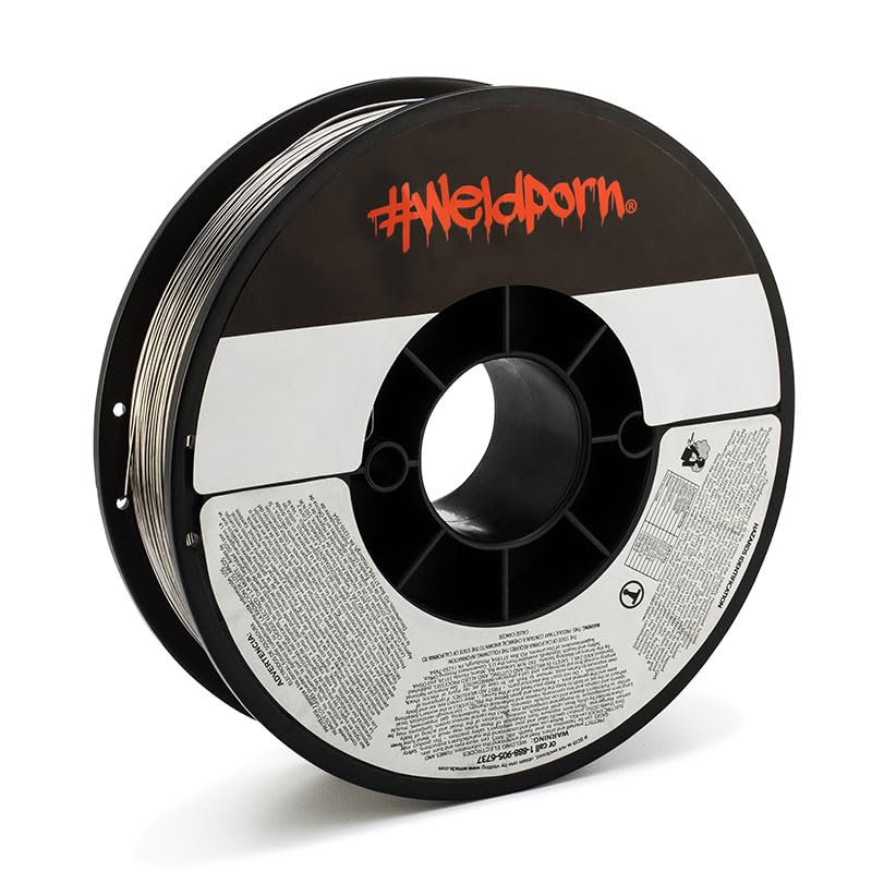 WELDPORN E308LFC-O Gasless Flux Core Stainless Steel MIG Wire, .035 Inch, Self-Shielding (1)