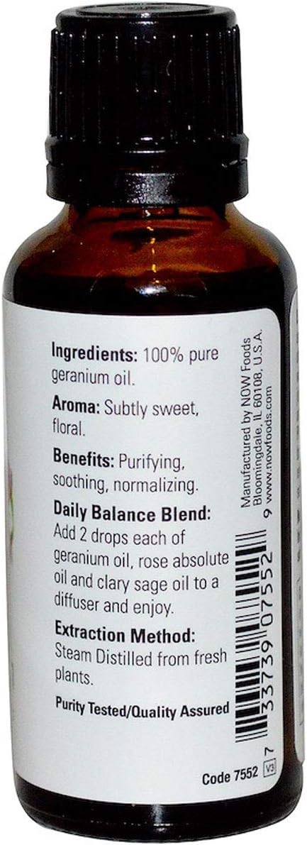 NOW Foods 100 Pure Geranium Oil