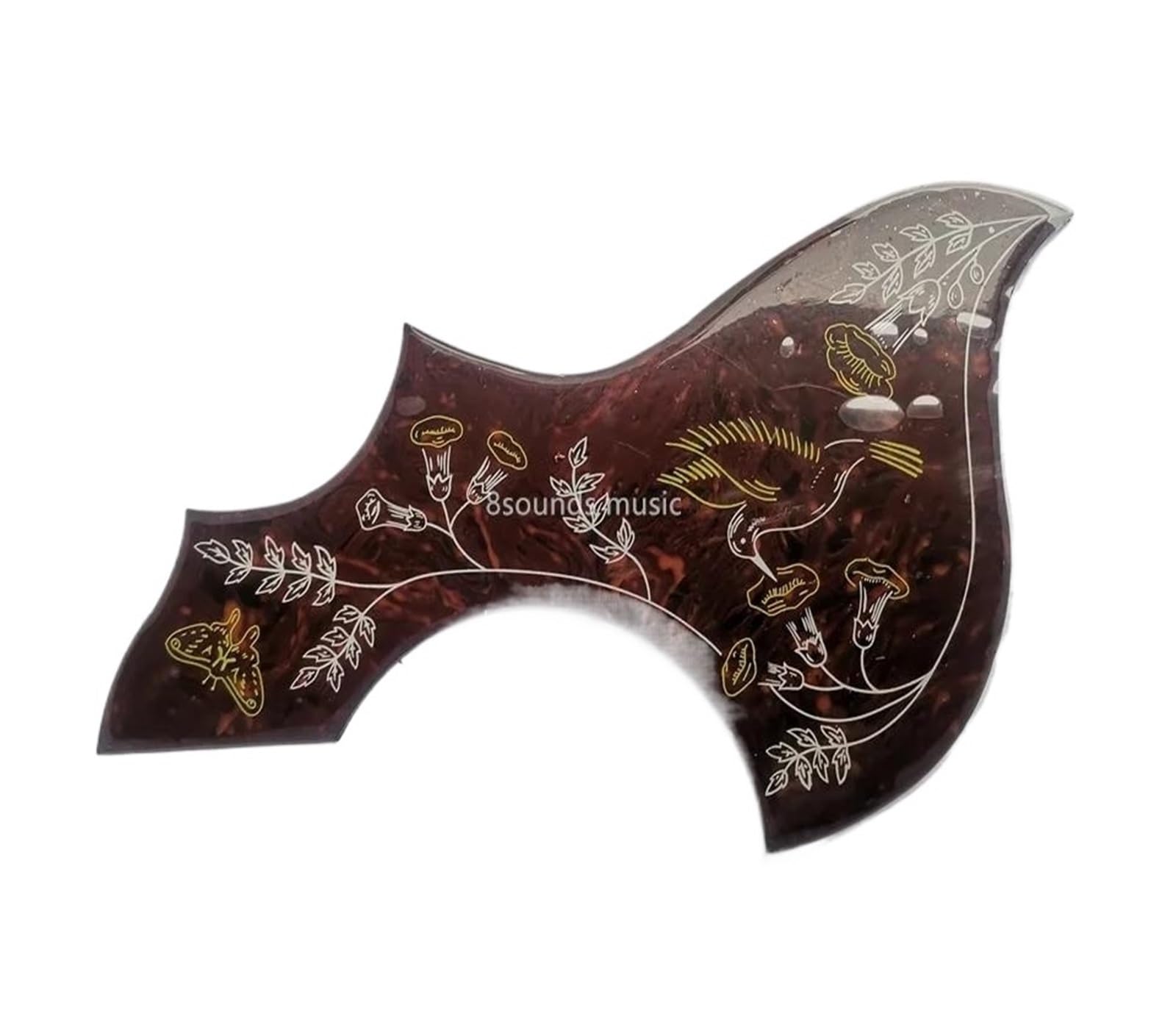 Golpeador De Guitarra Folk Battipenna Per Chitarra In Celluloide Originale Da 2 Mm Di Spessore(4)