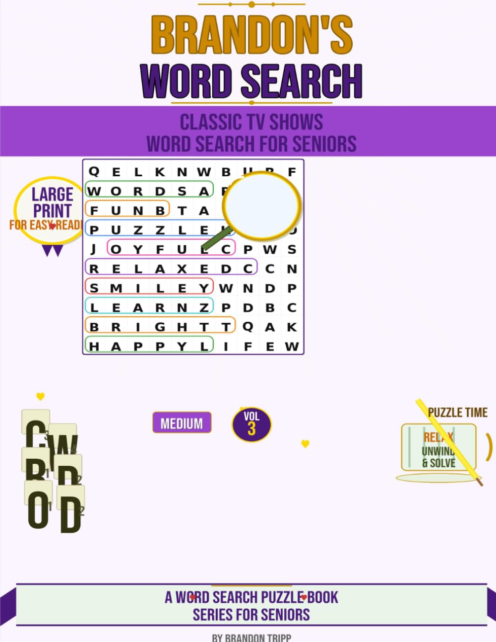 Classic TV Shows Large Print Word Search for Seniors: 100 Nostalgic Large-Print Puzzles — Golden Age Television Favorites