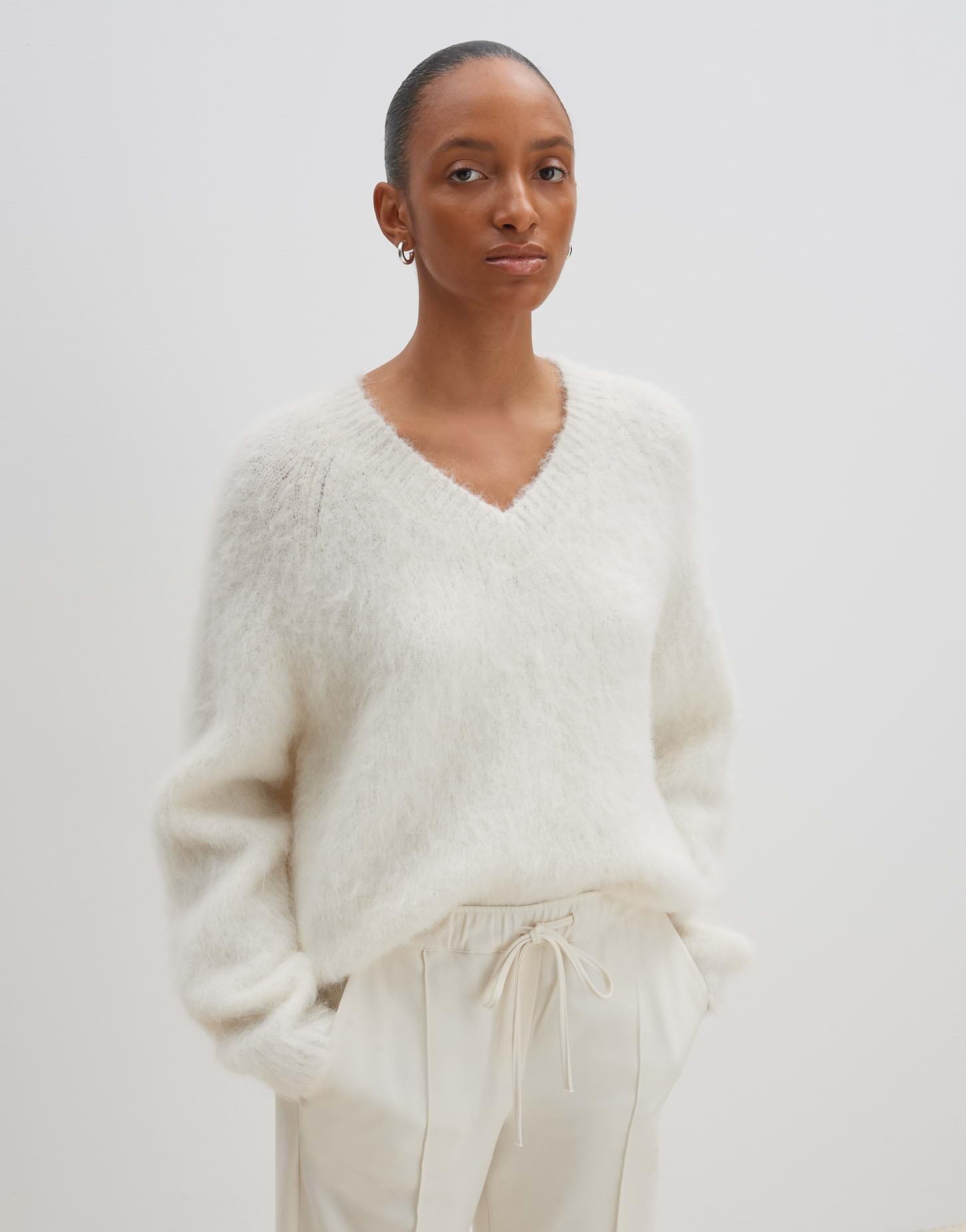 someday Damen Pullover | Flauschiger Strickpullover TANYARA Loose mit Alpaka Wolle
