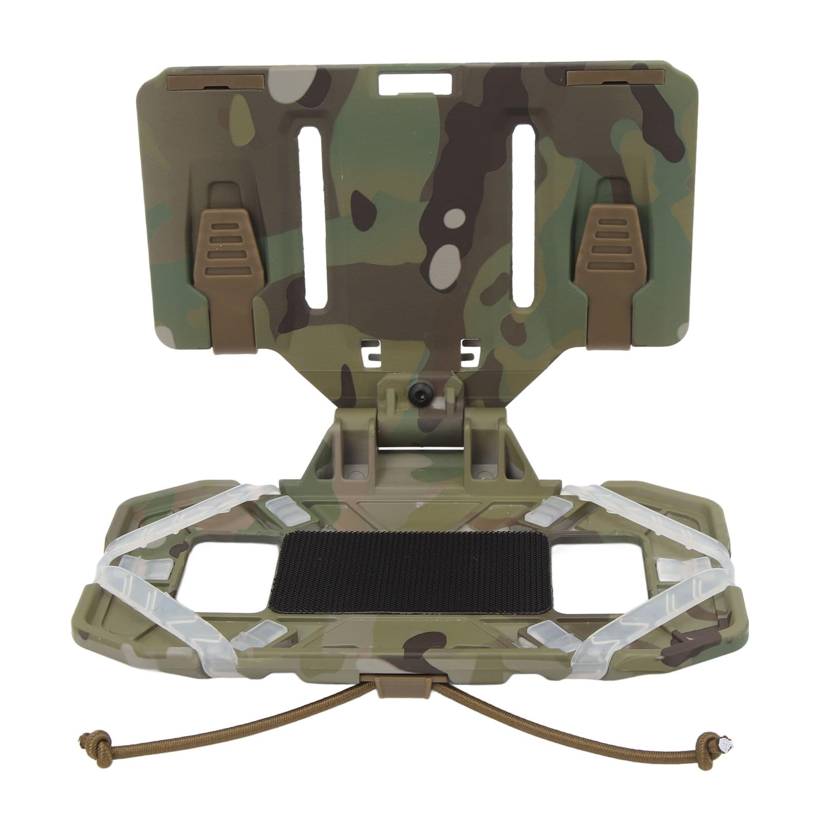 Fockety Klappbarer Handy-Ständer, Taktischer Weste-Telefonhalter, Adaptive Installation, Universelles Brust-Handy-Board, Plattenträger-Navigationsboard für Outdoor-Trainingsspiele (CP)