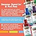Hawaiian Shaved Ice Syrup Variety Pack - 10 Premium Snow Cone Flavors - Long-Lasting Shaved Ice Flavorings for Home & Business Use - 16oz Bottles