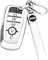 Vista 11 de Funda para llavero Ford con llavero, funda protectora para Ford Explorer Fusion Escape Edge Expedition Maverick Mustang Bronco F150 F250 F350 F450