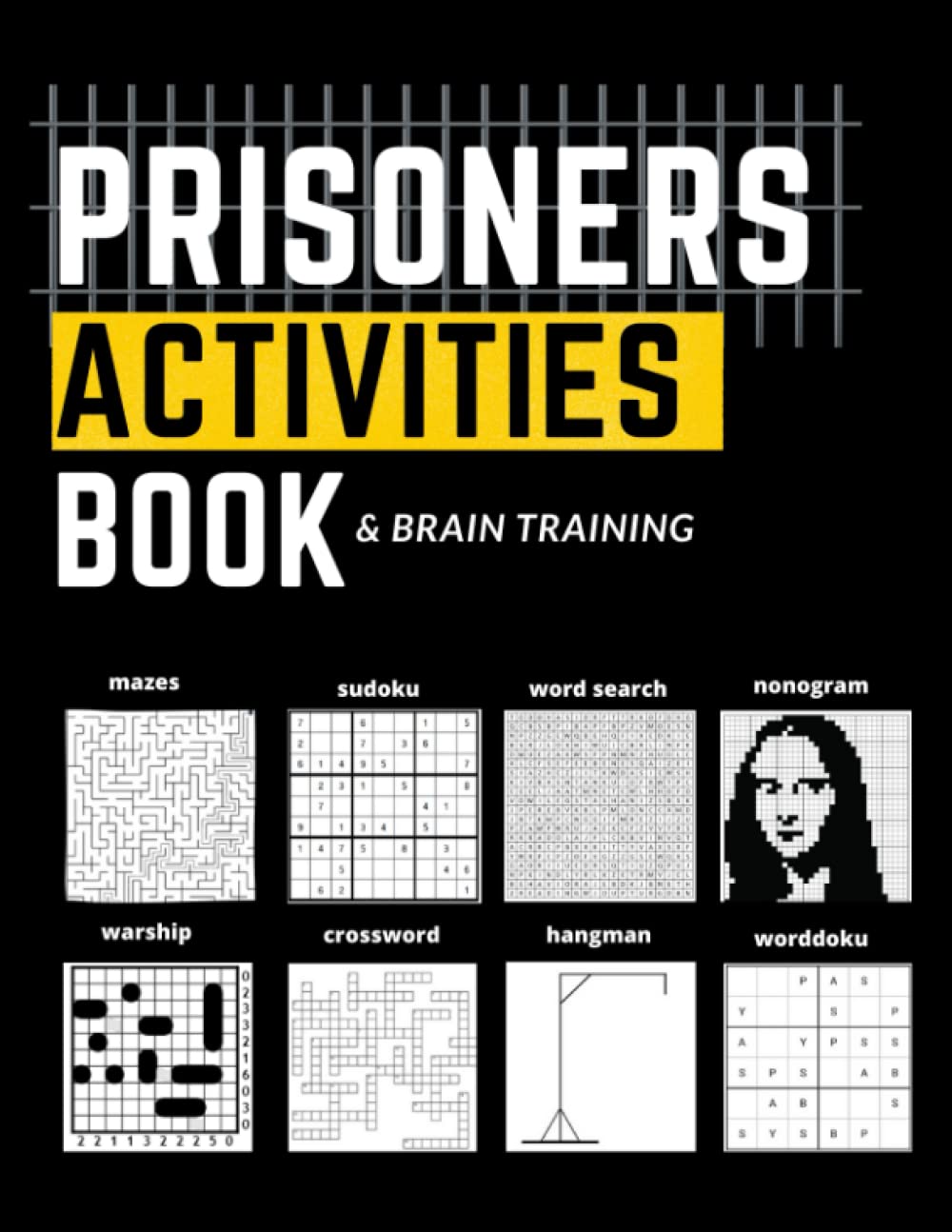 Prisoners Activity Book And Brain Training: Send To Inmates || Best Gift For People In Jail
