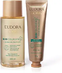 Eudora Kit La Piel Algas do Pacífico: Óleo Corporal 200ml + Hidratante Para Mãos FPS 15 50g