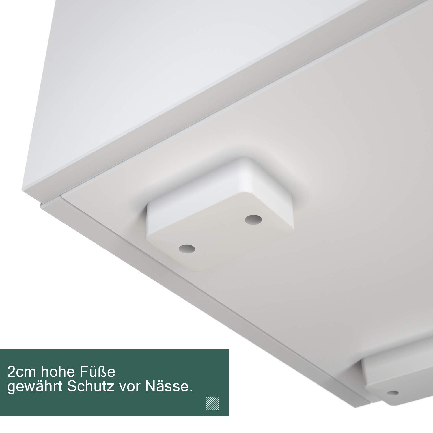 SONNI Meuble TV moderne de 160 cm, blanc brillant avec éclairage LED, tiroir, étagères en verre ouvertes, pour TV jusqu'à 65" salon et chambre à coucher, 160 x 35 x 45 cm