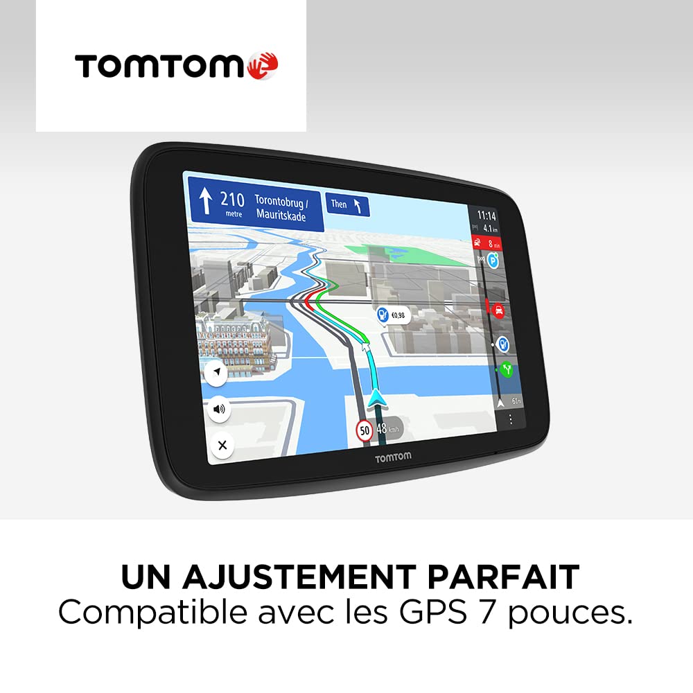 Housses Et Étuis Pour Gps - Moko Housse Portable 7 Pouces Voiture Extérieur Velours Souple