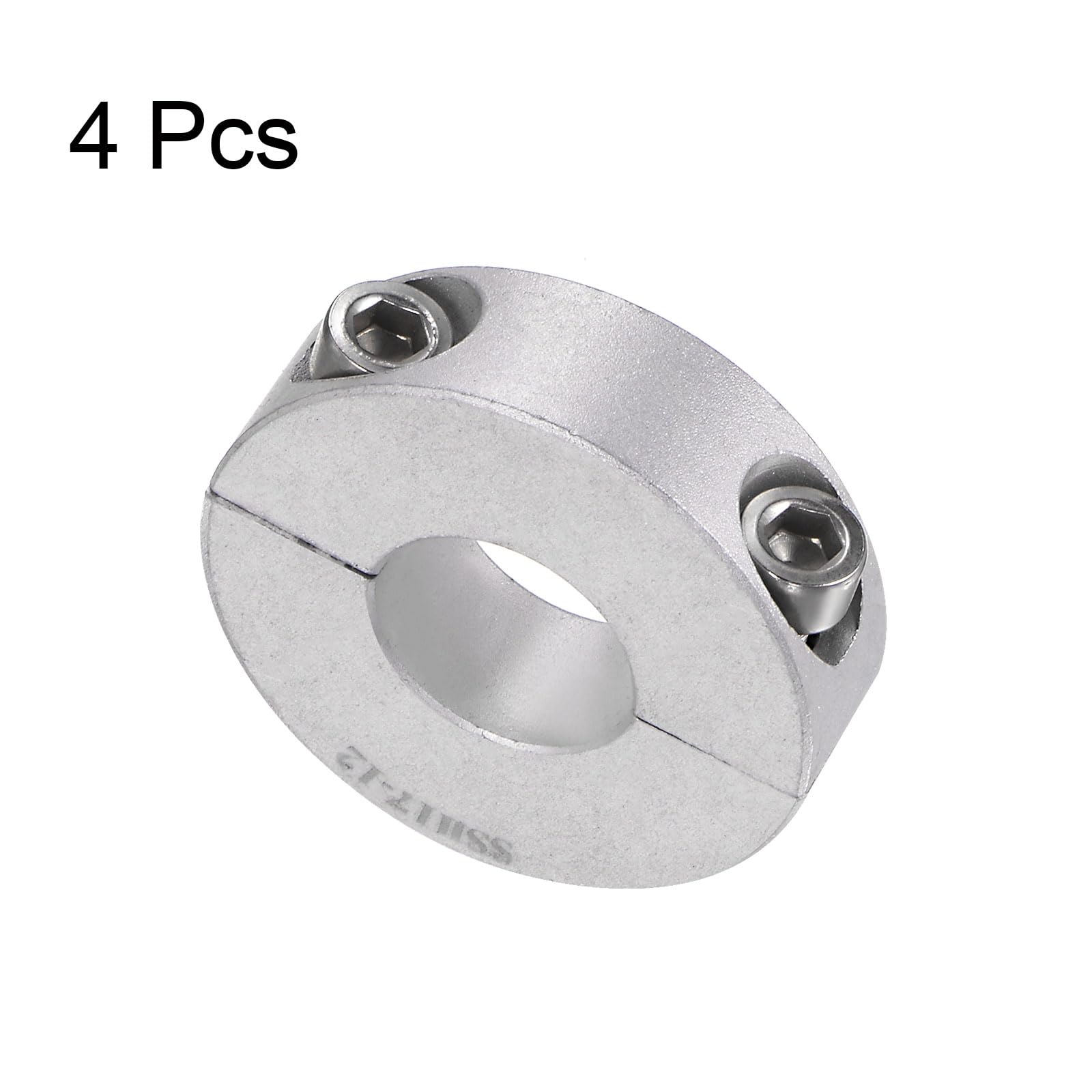 Collare Fermaalbero In Acciaio 5 Mm Doppio Morsetto - Ossido Nero - SUMMIT COLLARS (1 Pezzo)