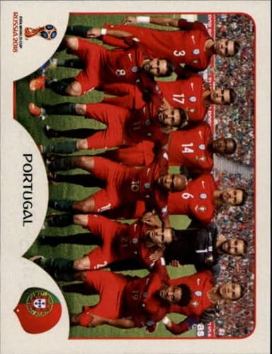 2018 Panini World Cup Stickers Russia #113 Team Photo Portugal Soccer Sticker