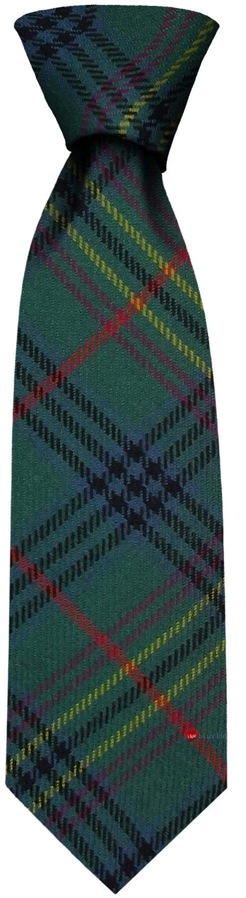 I Luv Ltd Men's Kennedy Ancient Gents Neck Tie Tartan Lightweight Scottish Clan Tie