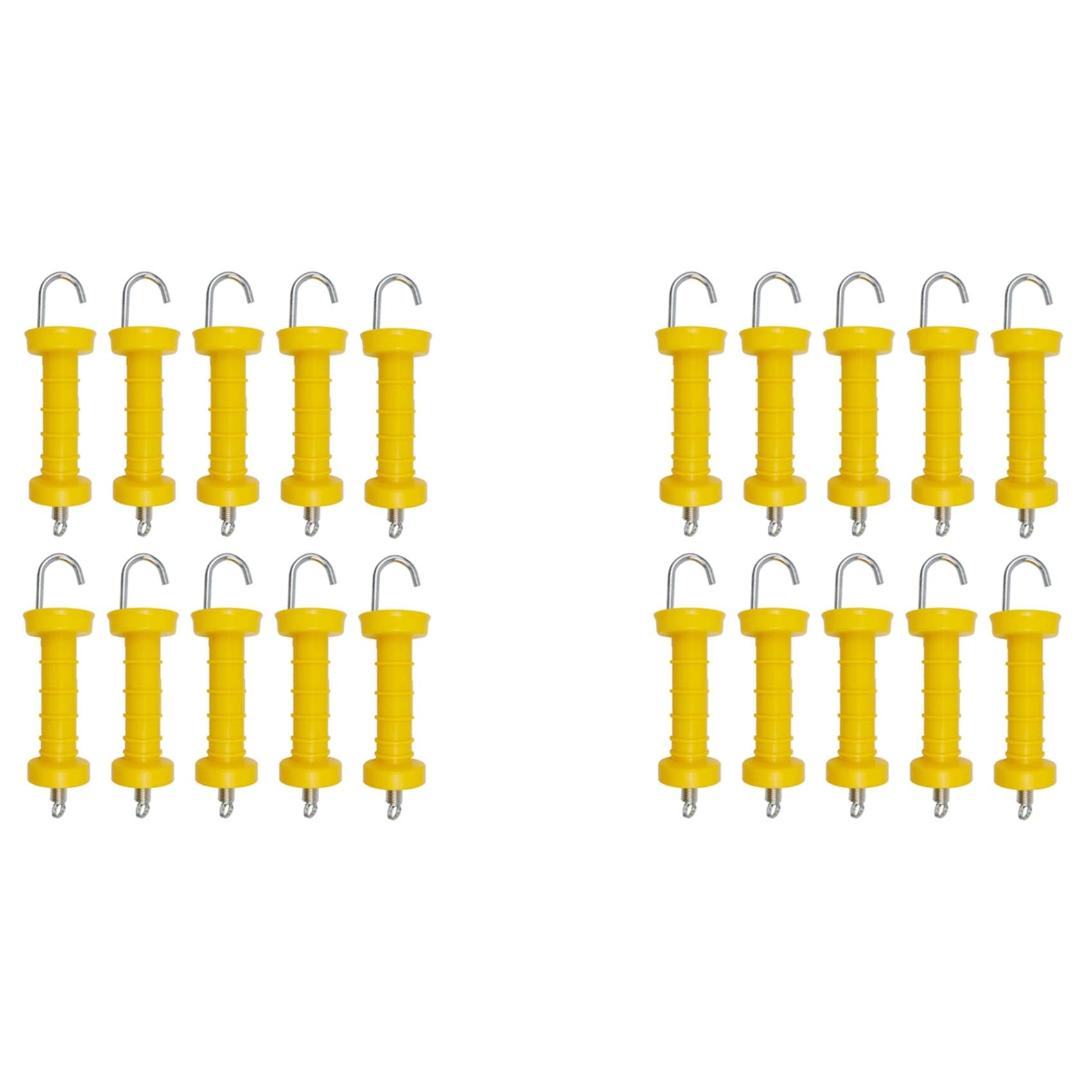 20X Manija de Puerta de Cerca Eléctrica Manija de Puerta de Alta Resistencia Manija de Puerta de Plástico Accesorios para Cerca de