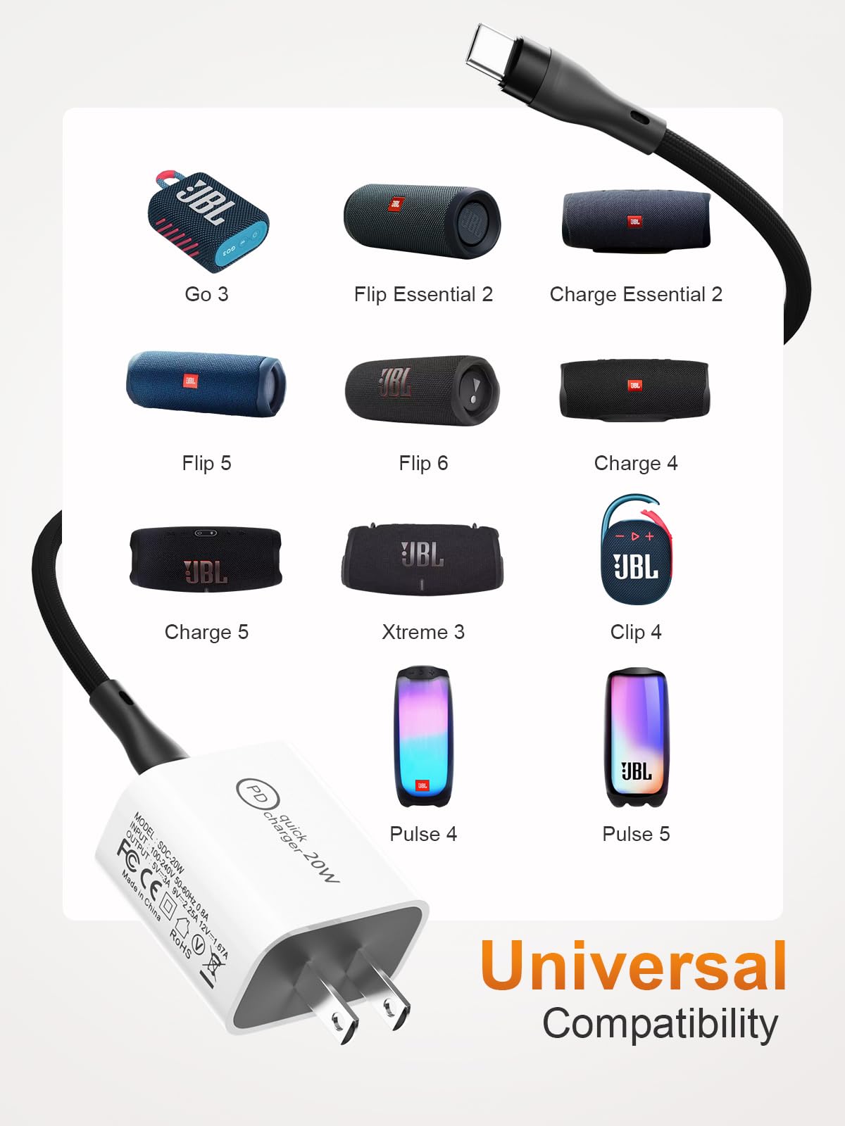 Jbl Xtreme Jbl Flip Charger Watt Jbl Go Knomix Replacement Type C