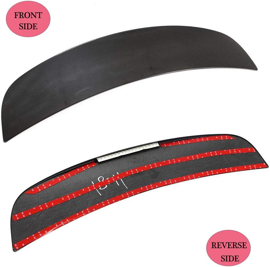 Carbon Fiber Trunk Spoiler Fits for Tesla Model X Sport Utility 2016-2019 Factory Outlet CF Rear Boot Lid Highkick Wing Lip