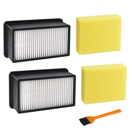 1008 Vacuum Filters 2 + 2 Pack by Blutoget-Fit for Bissell 1008 CleanView Upright 9595A 1819 1822 1825 1831 1330 1332- Compare to Part 2032663 1601502(2 Pre-Motor Foam & 2 Post-Motor Filters 1 brush)