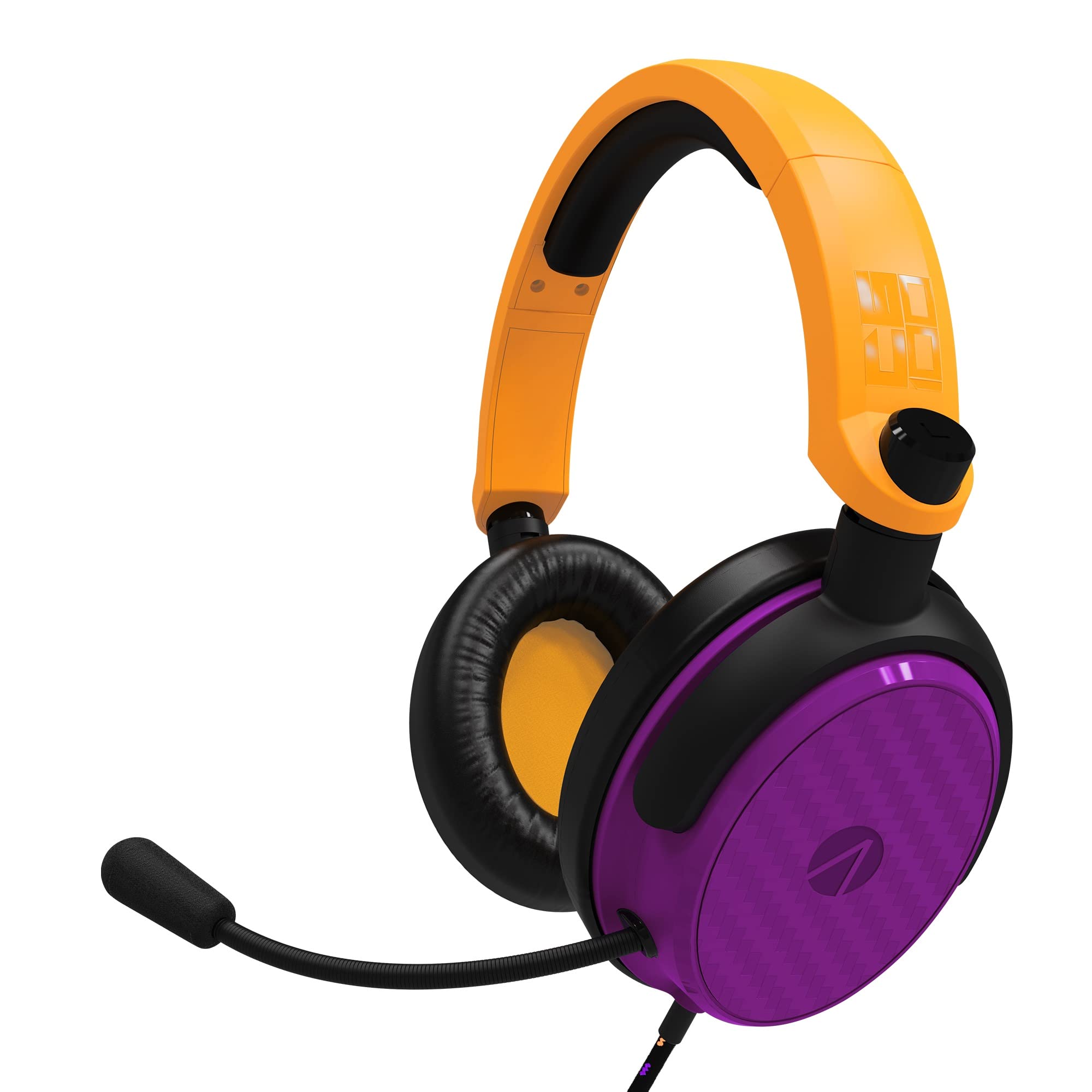 STEALTH C6-100 Gaming Headset Over Ear Neon Orange Lila PS4 PS5 Xbox Switch PC 3.5mm Klinkenstecker