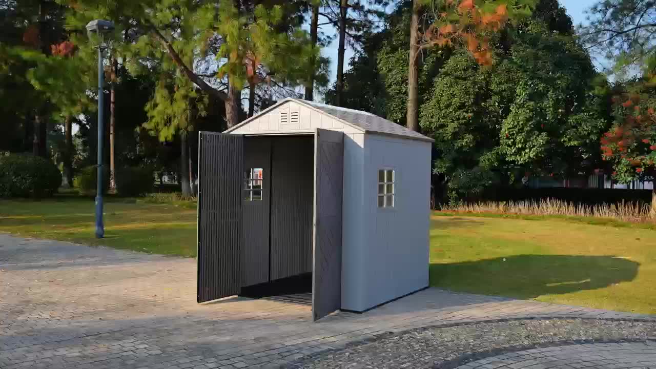 Amazon.com : ZZM Outdoor Storage Shed 6x9 Ft, All-Weather