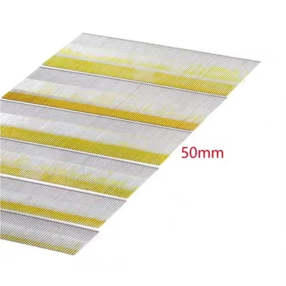 DA50mm Round Nail, 34 Degree Galvanized Collated Shank, Framing Construction Nails for Wood 200pcs