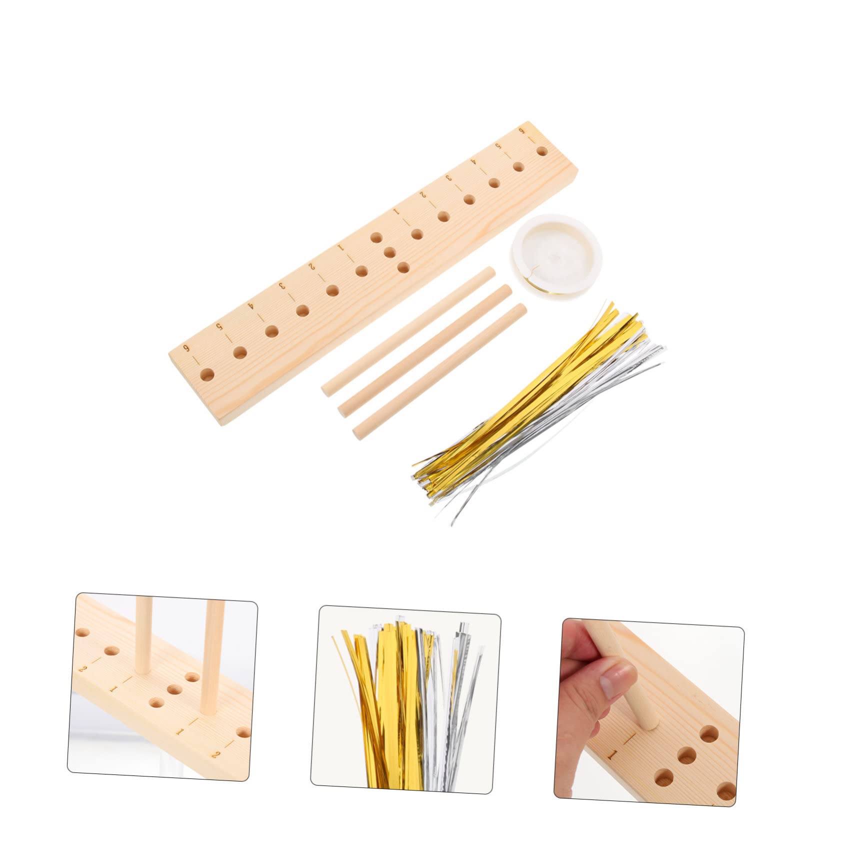 Creatore Fiocchi Legno Fai Da Te - Strumento Regolabile Per Nastri E Decorazioni - Foto 2