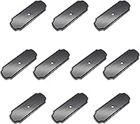 Vista 10 de Paquete de 10 placas traseras de pomo de gabinete aceitadas, 4.7 pulgadas de largo y 0.9 pulgadas de ancho, placas traseras de aleación de zinc