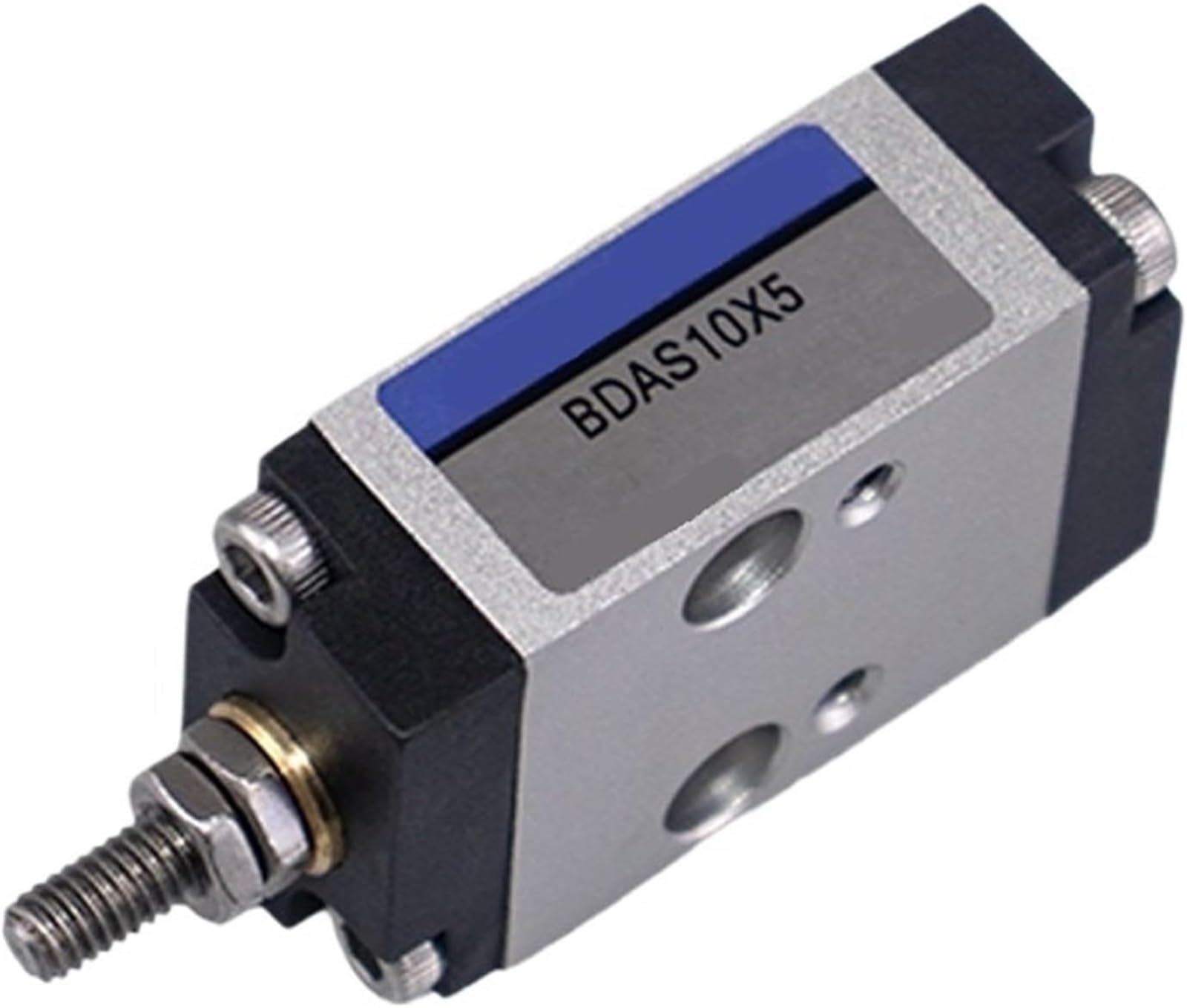Ahyln One Color Precision Motion Air Cylinder Bdas10x5-10Mm Bore, 5Mm Stroke, Industrial Pneumatic Device For Automation And Manufacturing .0615